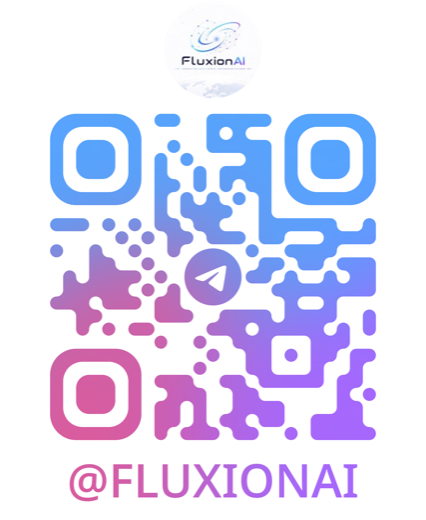 Fluxion AI Telegram 公告频道二维码